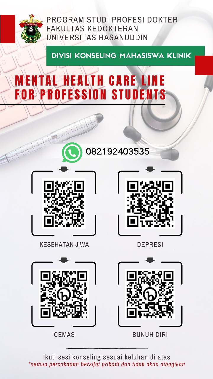 MENTAL HEALT CARE LINE FOR PROFESSION STUDENTS